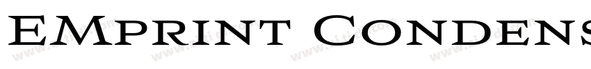 EMprint Condensed Bo字体转换